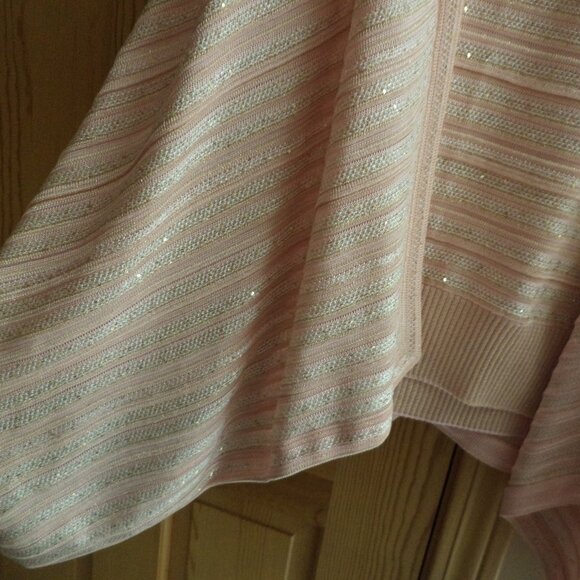 St. John Waterfall Cardigan Sweater+Tank Shades of Pink-Large NEW $1595 - Picture 5 of 16